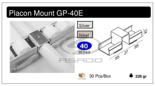 Đầu đỡ thanh truyền GP-40E-dau-do-thanh-truyen-placon-track-mount-GP-40-E-4010DA-HN